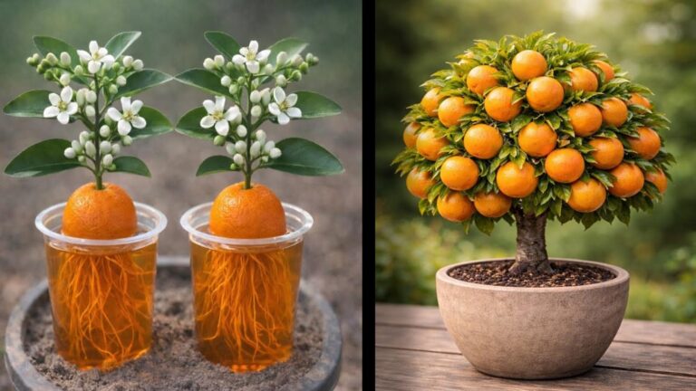 Cette méthode surprenante fait pousser un oranger à partir d’une orange… à essayer