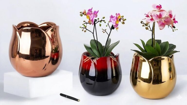 Cette astuce surprenante transforme du ciment en un vase d’apparence céramique…